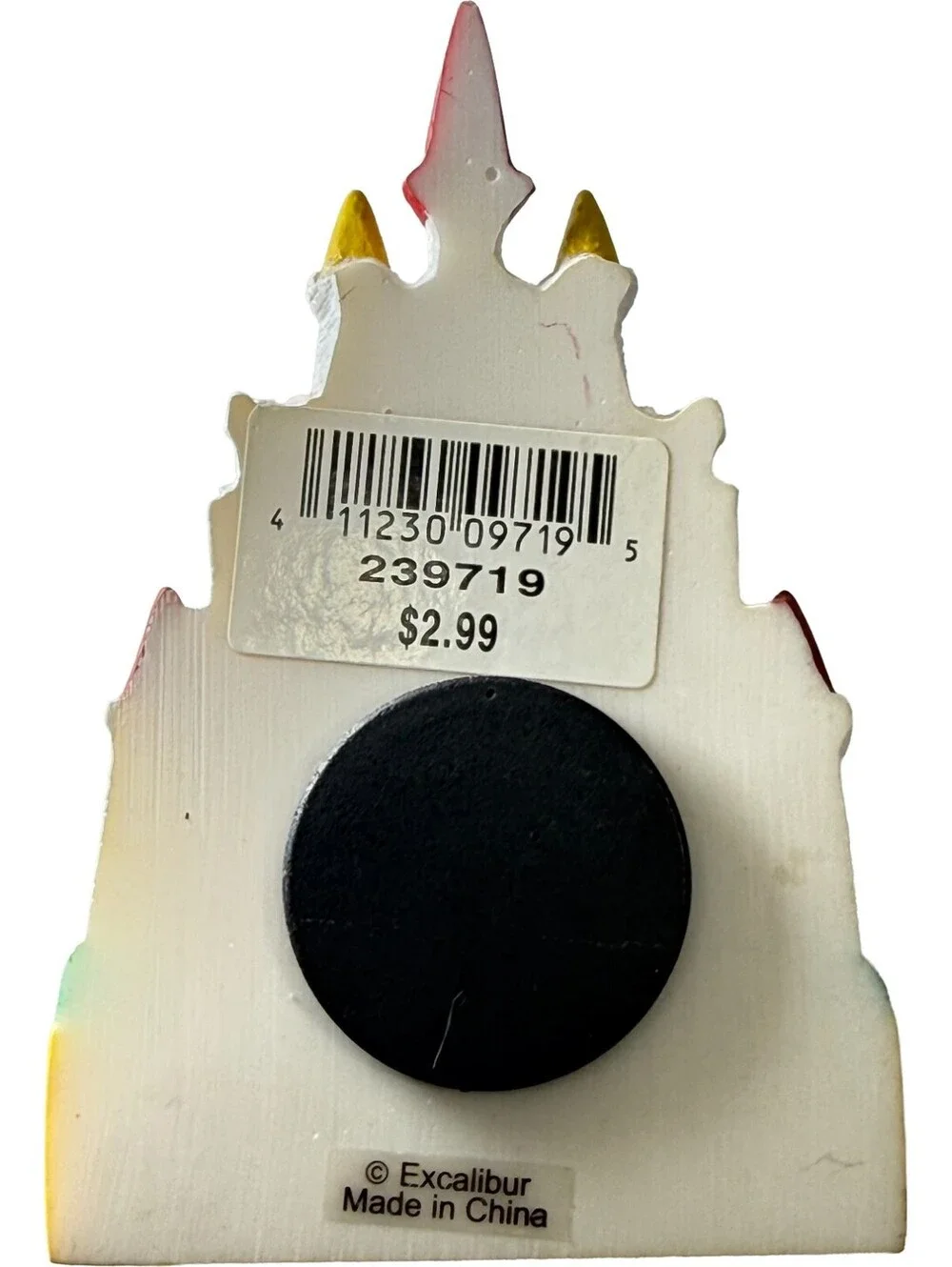 Vintage 1990s Excalibur Hotel Casino Las Vegas Magnet 3D Camelot Castle